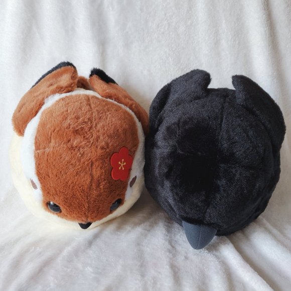 Fuku Fuku Shimaenaga Friends - Jumbo Good Luck Feather Plushies (Flower Chunko) - Picture 5 of 6